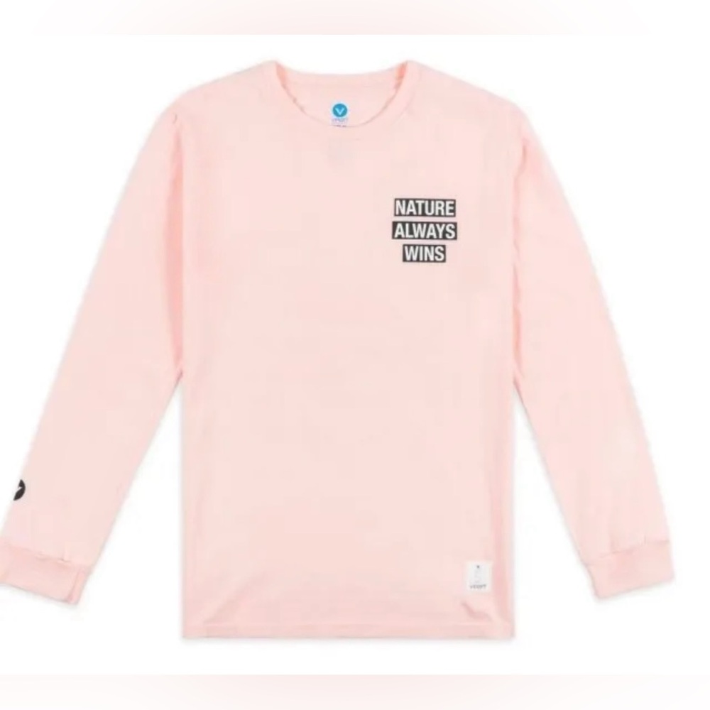 VAST. Outerwear Rose Quartz Pink Long sleeve T-shirt NWT
